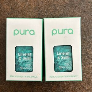 Pura Scents brand refills -scent: Linens & Surf new in box set of 2